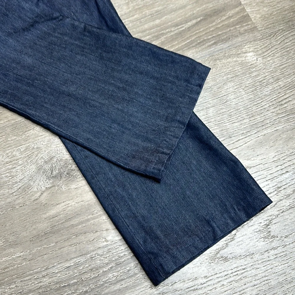 Kate Spade Women’s High Rise Curvy Straight Leg Ankle Jeans in Dark Blue Sz 00